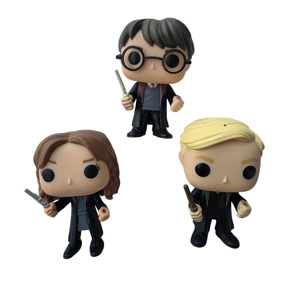 Funko Harry Potter Hermione Draco Malfoy Mini Figure Set 2019 3-Pack 2.5 Inch E2